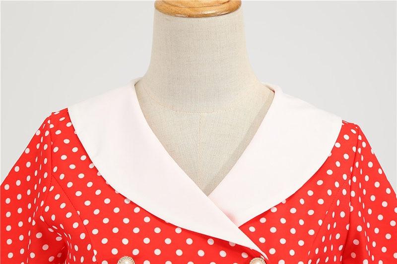 Red And White 50s Dress