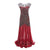 Vintage 1920s Flapper Dress Red