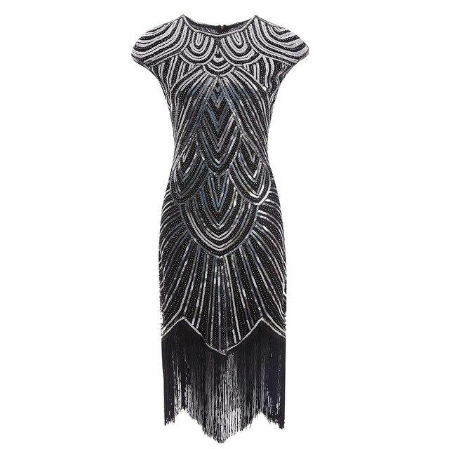 Silver 20s Dress