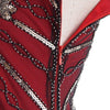 Red Plus Size 1920s Vintage Dress