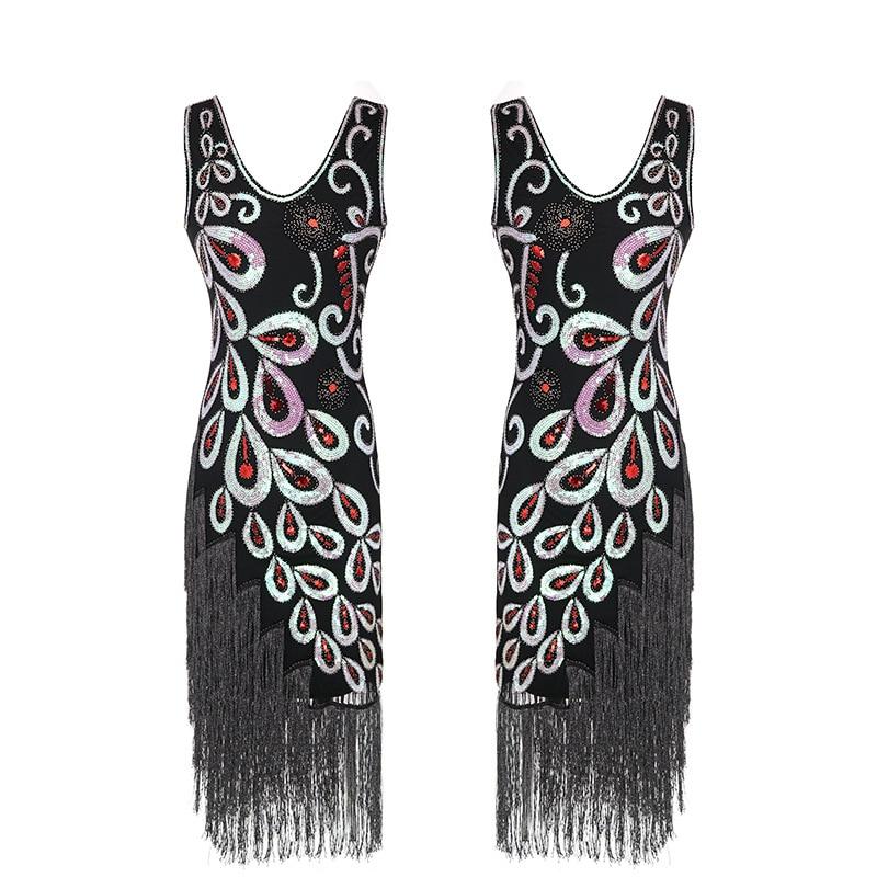 1920s Style Dress Black