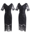 Black Lace 20s Dress