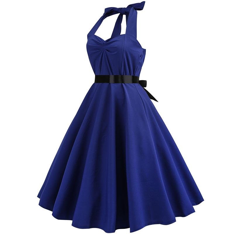 Navy Vintage Dress