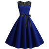 Blue Lace Vintage Dress