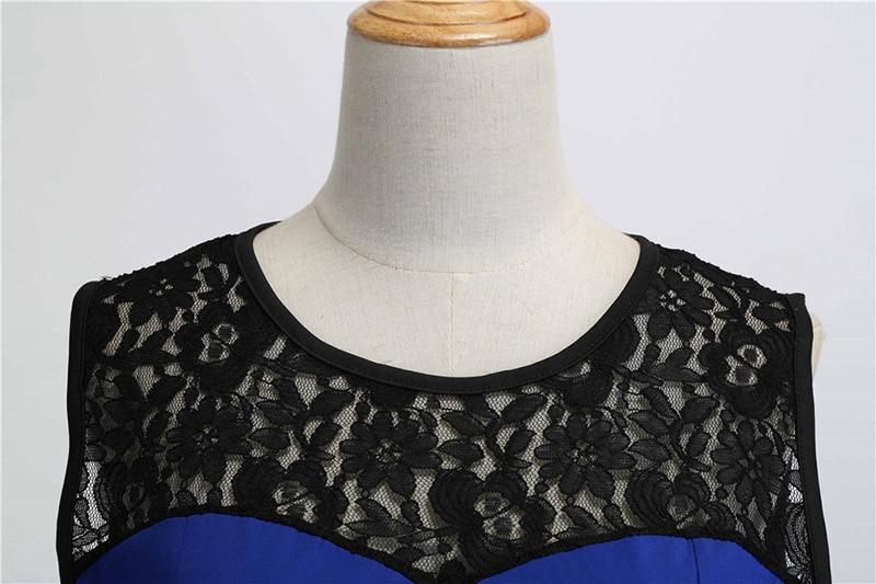 Blue Lace Vintage Dress