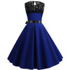 Blue Lace Vintage Dress