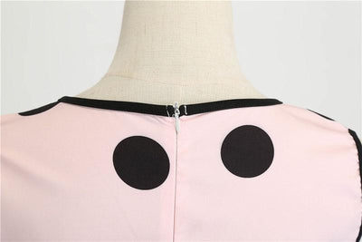 V-Neck 50s Dress