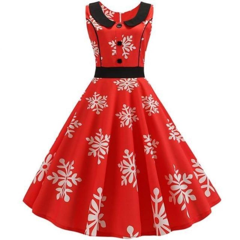 Snowflake Vintage Dress