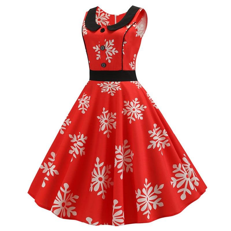 Snowflake Vintage Dress