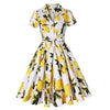 Lemon 60s Plus Size Vintage Dress