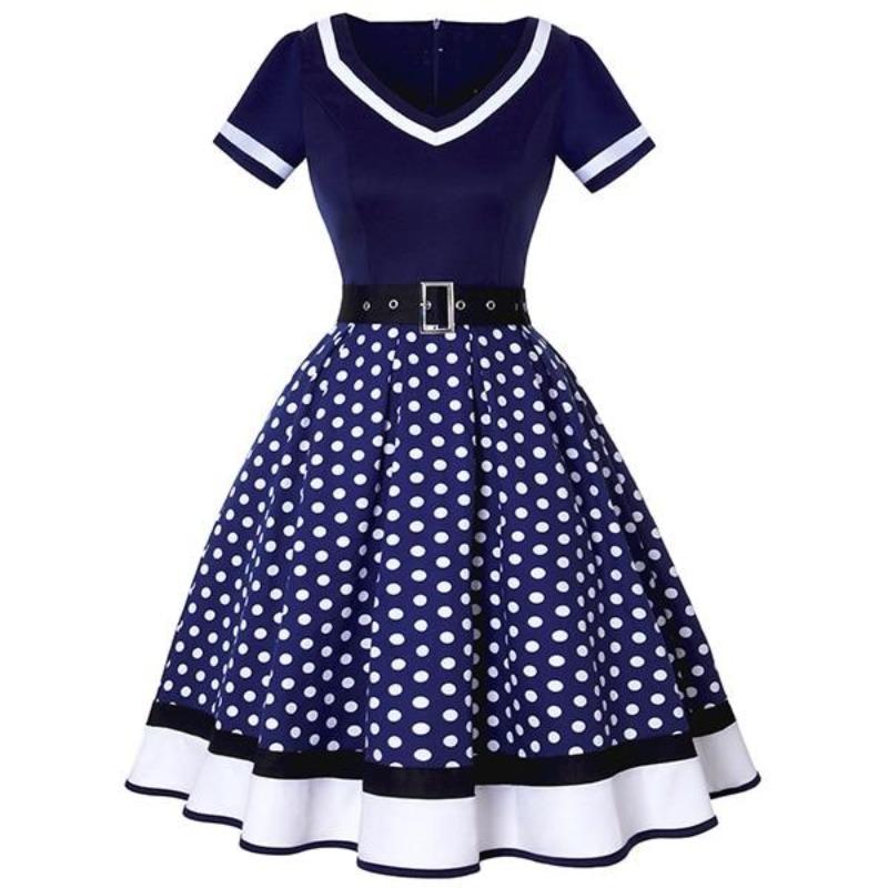 60s Dress Blue