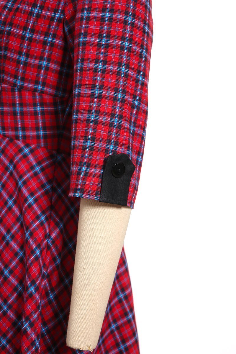 Red Winter Vintage Dress