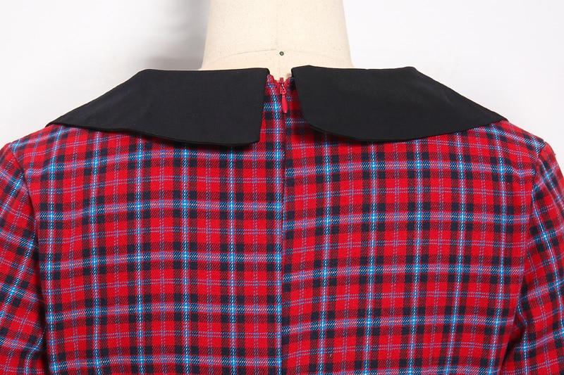 Red Winter Vintage Dress