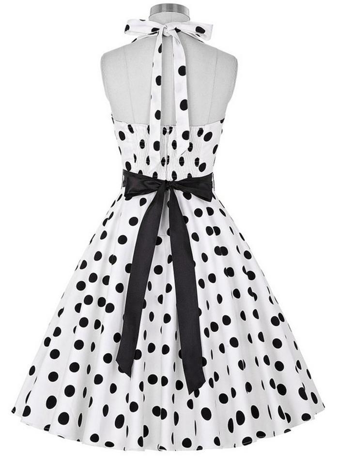 Black And White Vintage Dress
