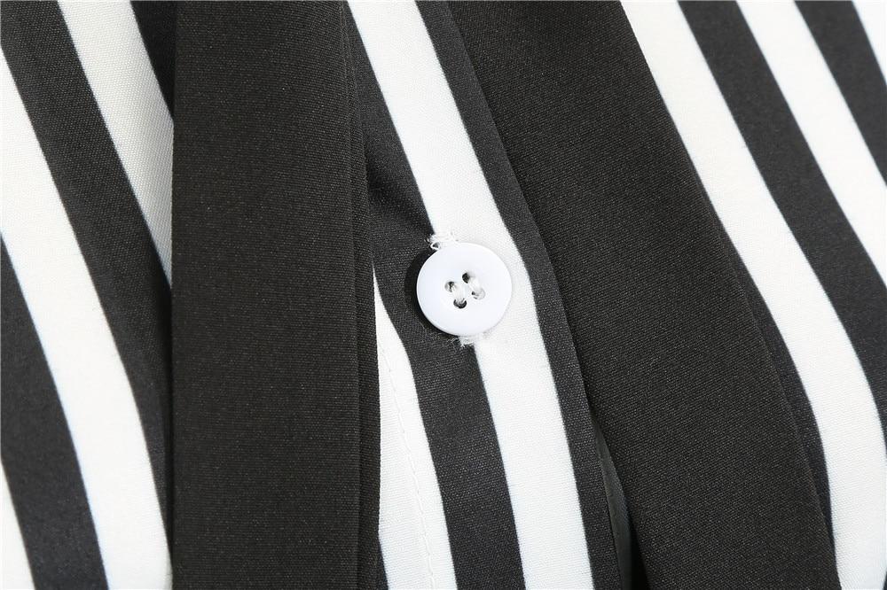 Vintage Retro Black And White Dress