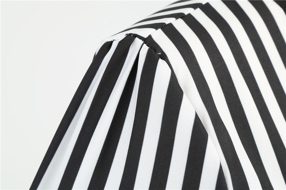 Vintage Retro Black And White Dress