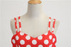 Vintage Red Rockabilly Dress With White Dots