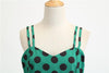Vintage Rockabilly Dress Green Peas
