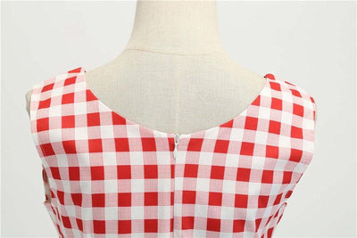 Red And White Vintage Dress