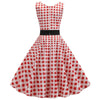 Red And White Vintage Dress