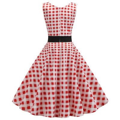 Red And White Vintage Dress