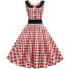 Red And White Vintage Dress