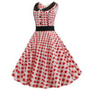 Red And White Vintage Dress