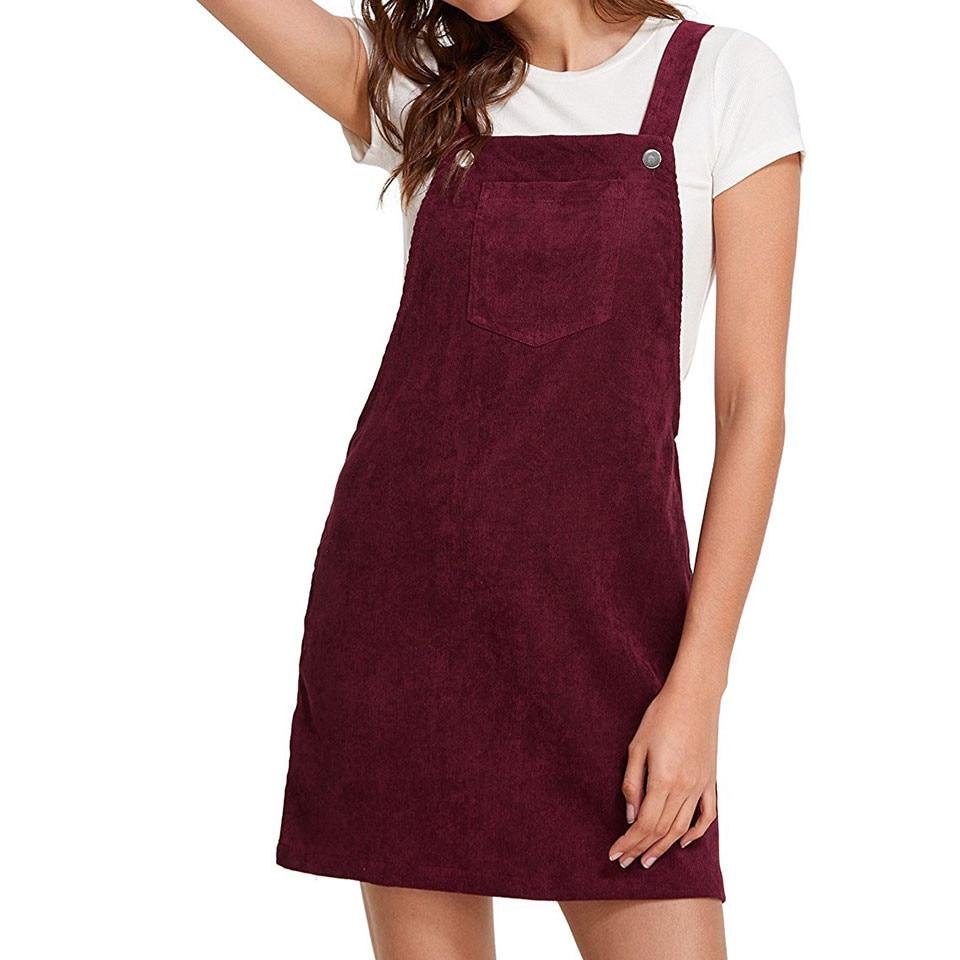 Vintage Velvet Teenage Dress Burgundy