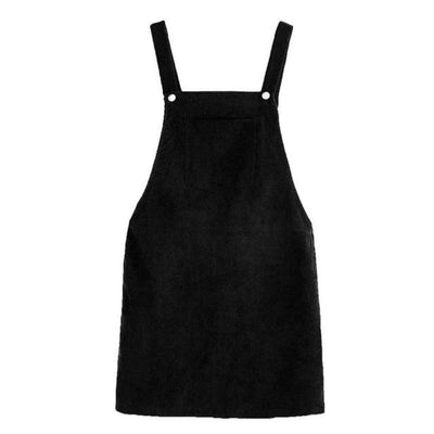 Vintage Velvet Teenage Dress Black