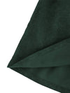 Green Vintage Velvet Teenage Dress