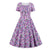 Vintage 50s Purple Dress