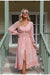 Vintage lang chiffon kjole