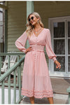 Vintage lang chiffon kjole
