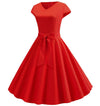 Red Romantic Vintage Dress