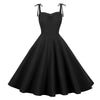 Plus Size Vintage Dress Sexy Chic Black