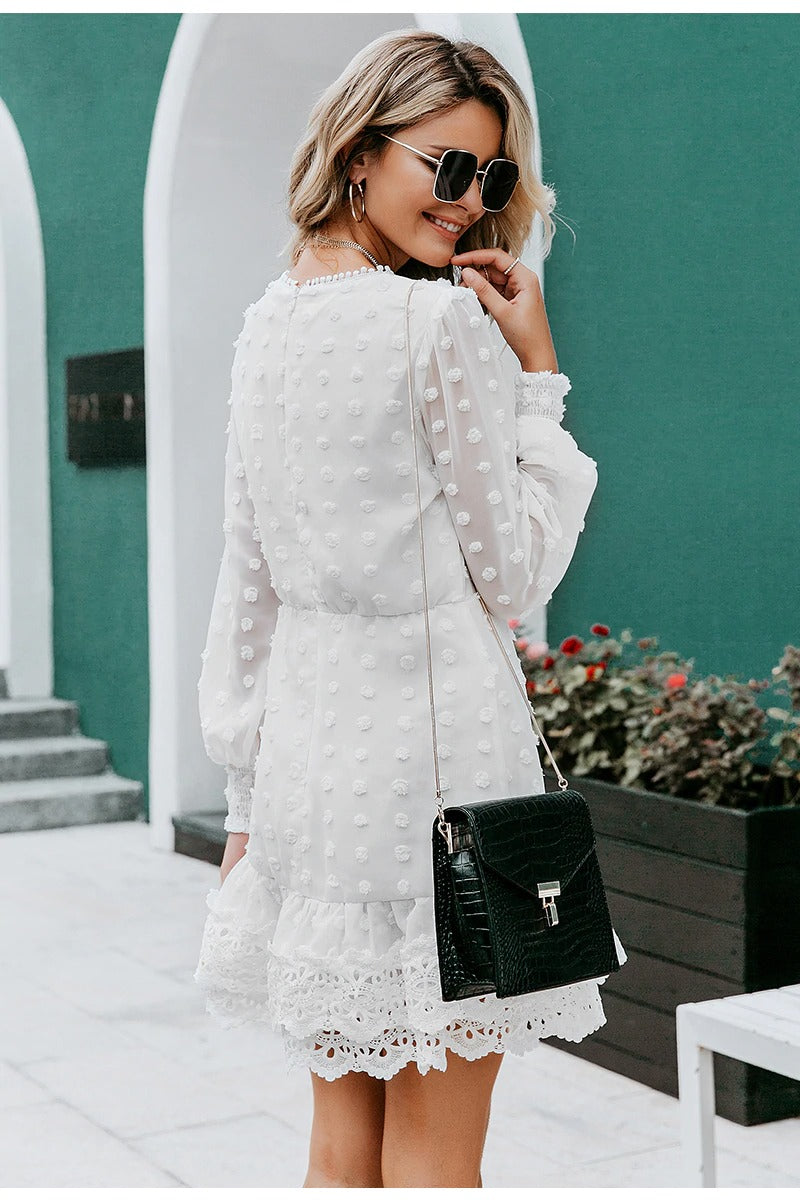 Chic Lace Vintage Dress