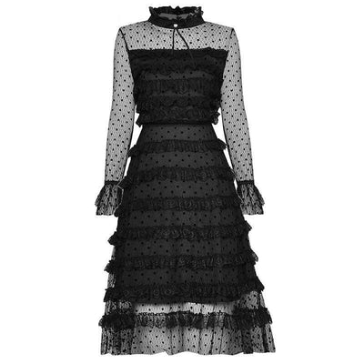 Vintage Black 40s Dress