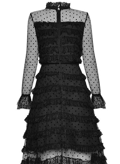 Vintage Black 40s Dress