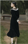 Vintage 40s Out-Fit Dress Black